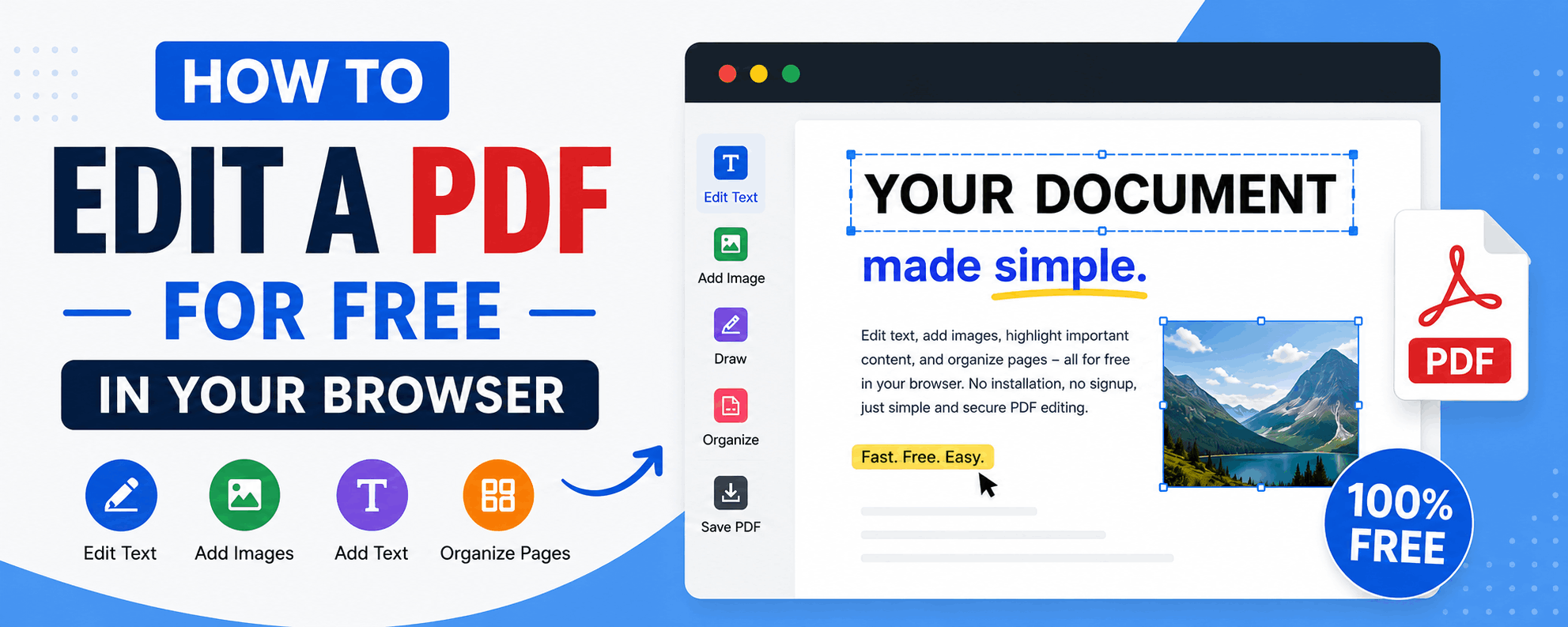 How to Edit a PDF for Free in Your Browser